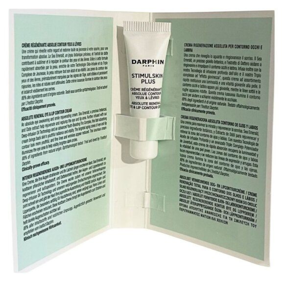 Darphin Stimulskin Plus Absolute Renewal Eye and Lip Contour Cream 0.1oz/3mL - Picture 2 of 2
